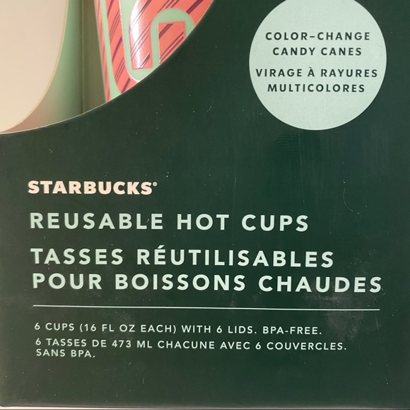 Starbucks Holiday Reusable Hot Cups With Lids - Picture 4 of 6